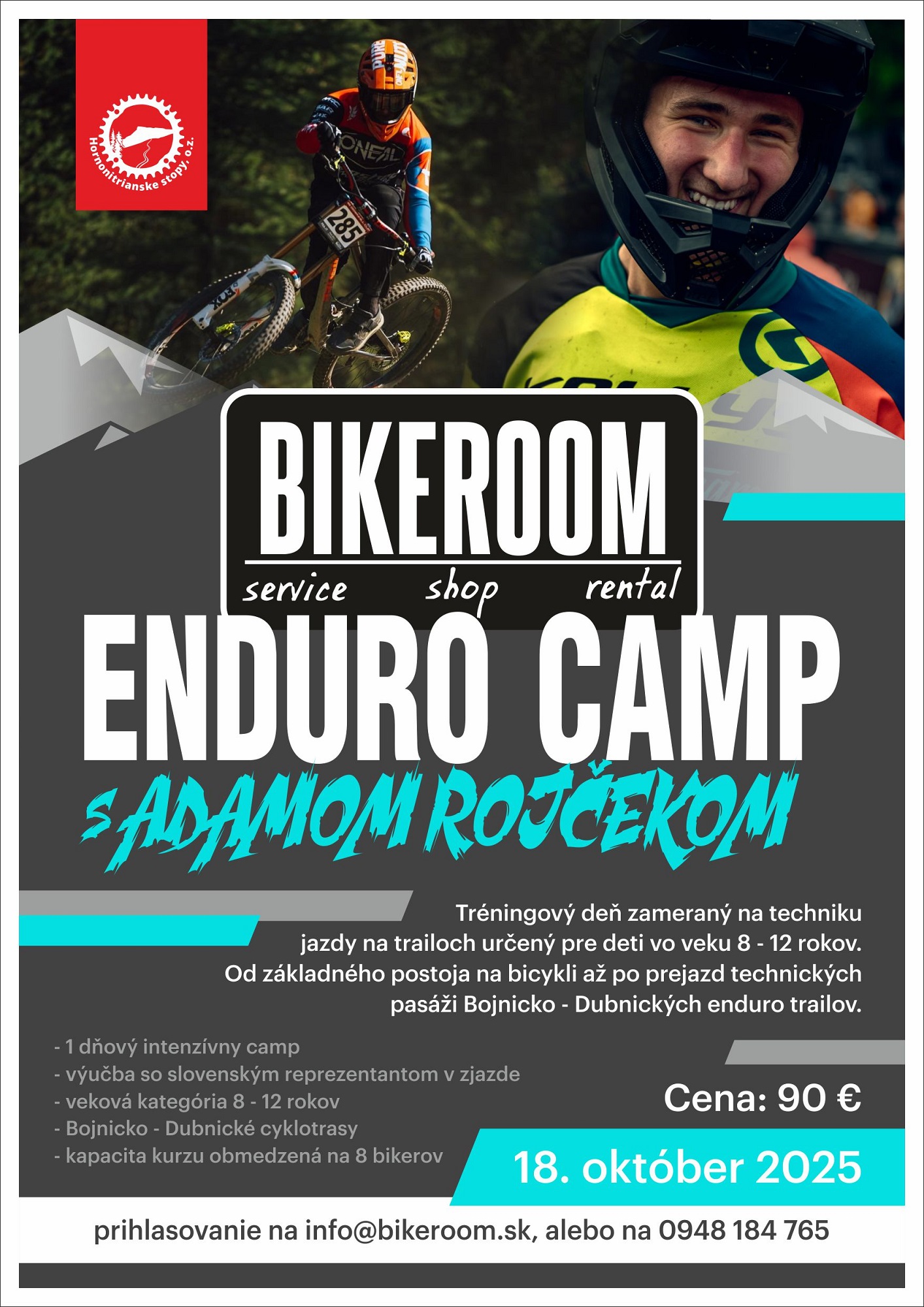 BIKEROOM Enduro camp s Adamom Rojčekom