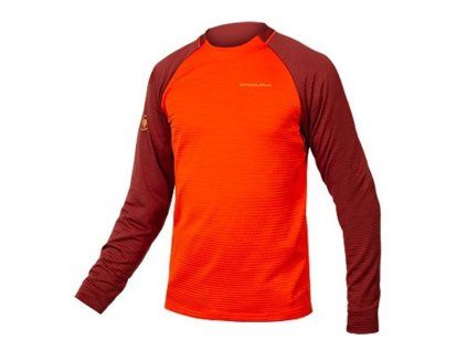 ENDURA mikina SINGLE TRACK FLEECE orange (M)