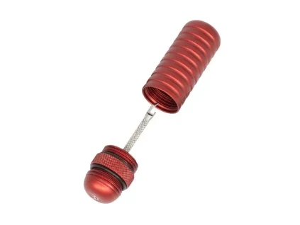 PEATY'S sada na opravu HOLESHOT TUBELESS PUNCTURE PLUGGER KIT red