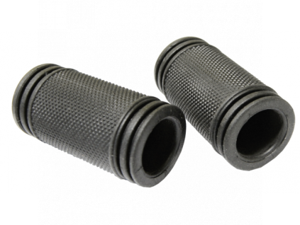 VELO gripy 340 čierne uzavreté 60mm