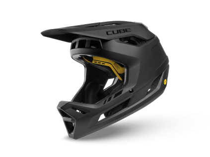 CUBE prilba DESCENDER Black ("M" 56-59)