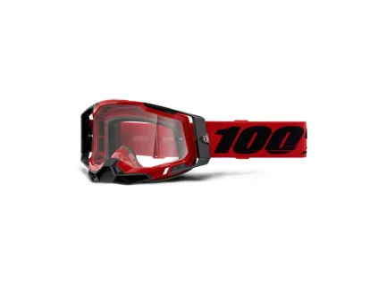 100% okuliare RACECRAFT 2 red/clear lens