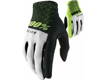 100% rukavice CELIUM fluo yellow (M)