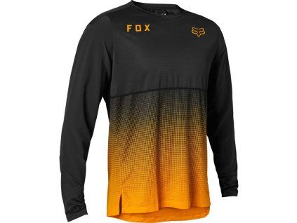 FOX dres FLEXAIR LS black/gold (S)