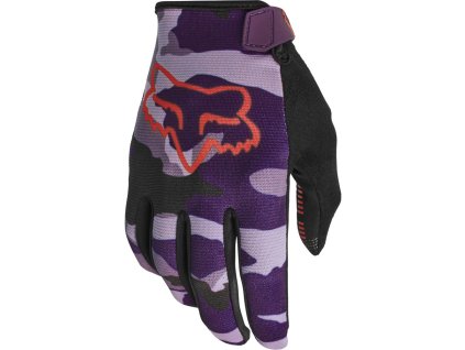 FOX rukavice RANGER W camo purple (S)