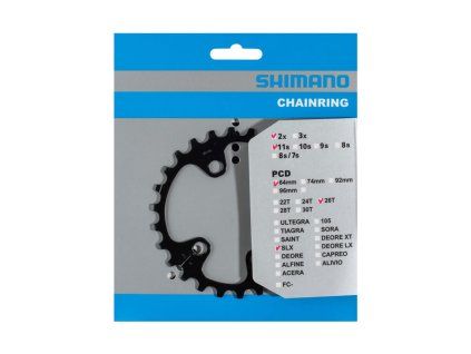 SHIMANO prevodník FC-7000 SLX 11SP 26T (36/26T) 64mm