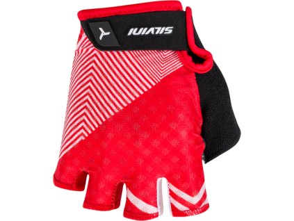 SILVINI rukavice ALBANO W red/white (L)