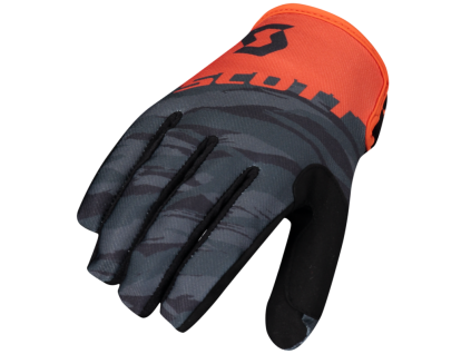 SCOTT rukavice 350 DIRT black/orange (L)