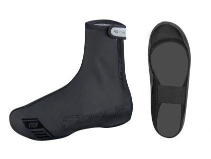 FORCE navleky na tretry PU DRY MTB black (XL)