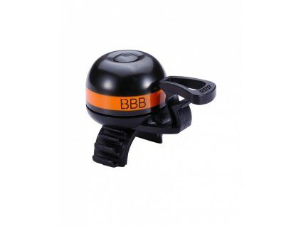 BBB zvonček BBB-14 EASYFIT DELUXE black/orange