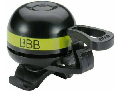 BBB zvonček BBB-14 EASYFIT DELUXE black/yellow
