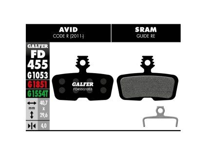 GALFER brzd.platničky SRAM CODE/GUIDE RE STANDARD
