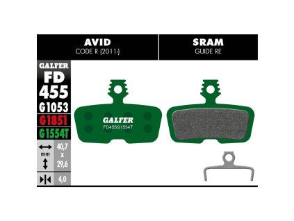 GALFER brzd.platničky SRAM CODE/GUIDE RE PRO