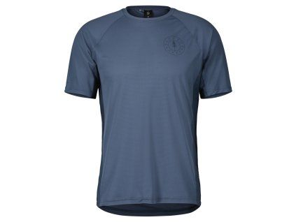 SCOTT tričko M's TRAIL FLOW PRO SS metalblue M